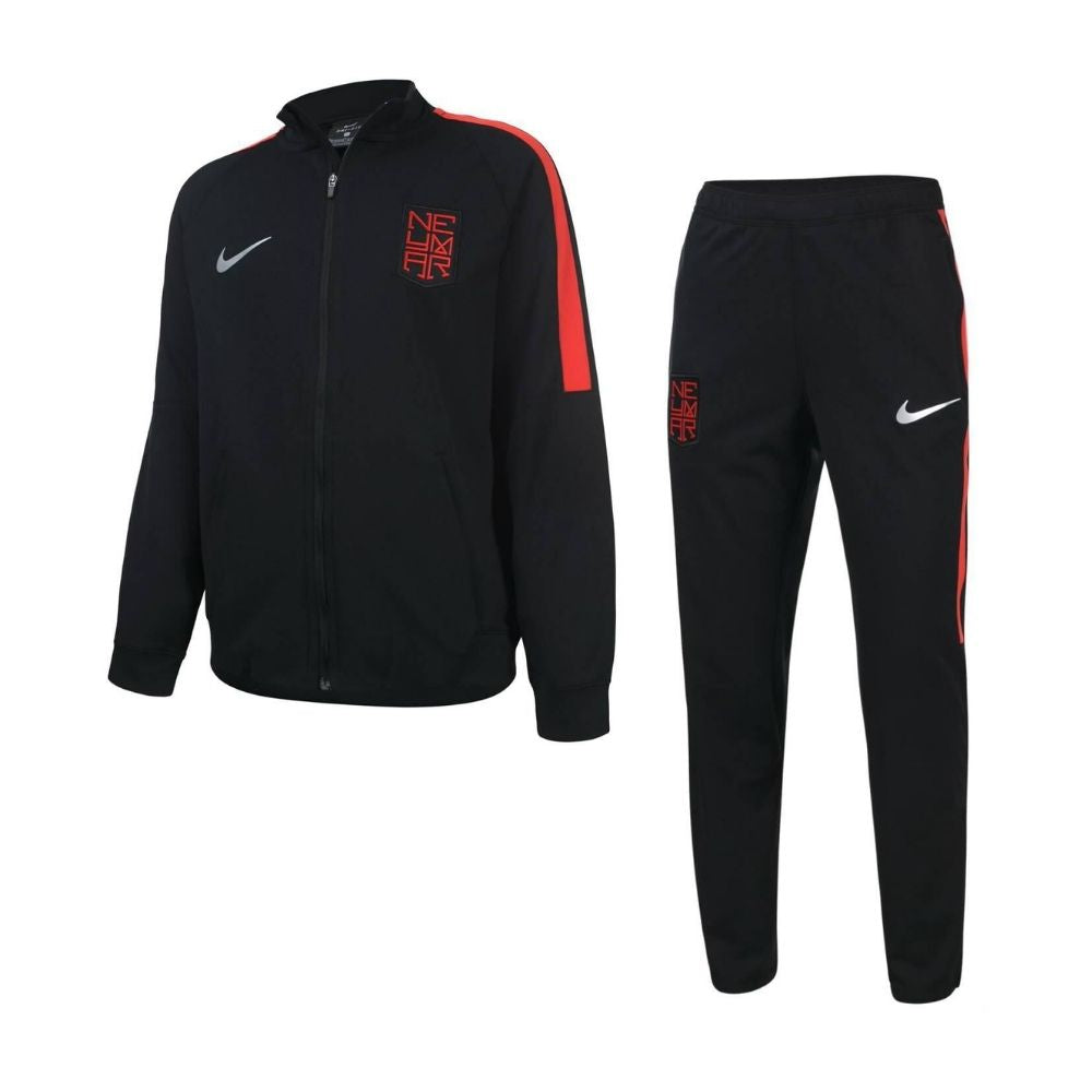 Nike Kids Neymar Dry Squad Track Suit - Black/Max Orange