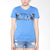 Nike Women's Nsw Print Crew Tee - Light Blue/Camo