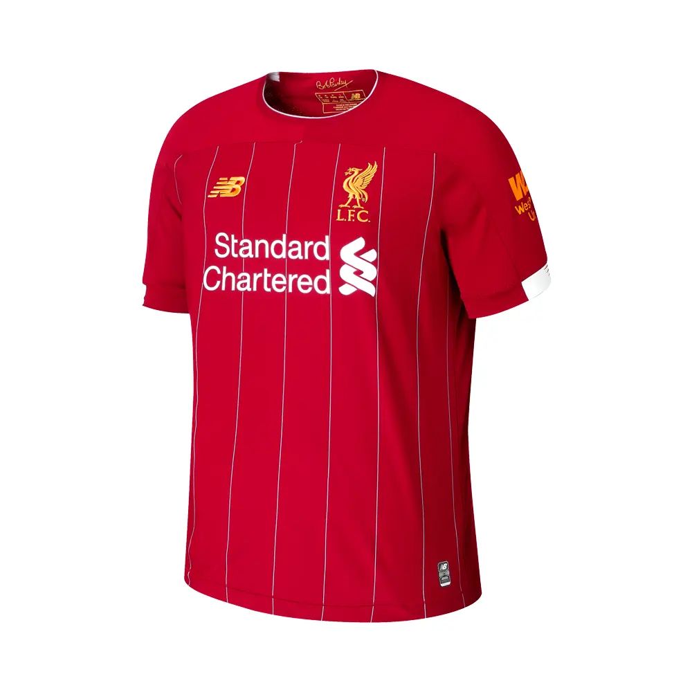 New Balance Men Liverpool FC Home Short Sleeve Jersey