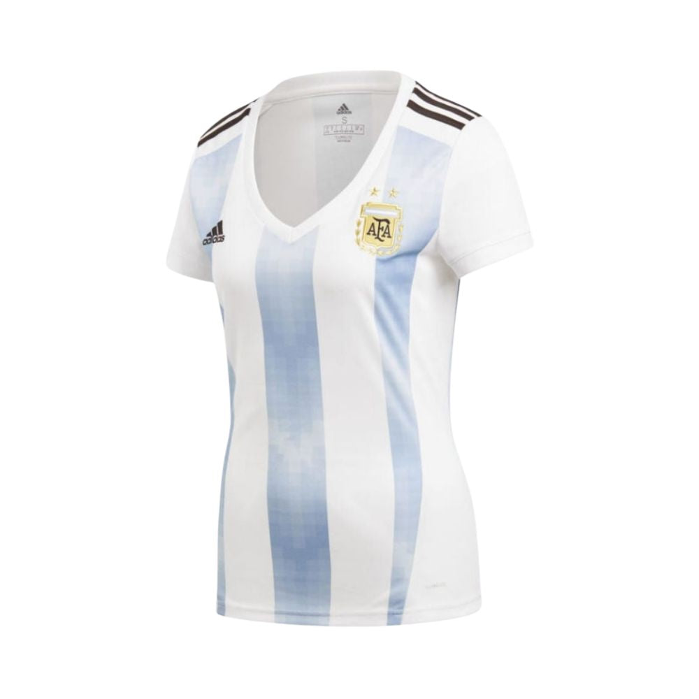 Adidas Women's Argentina Home 2018 World Cup Jersey -White/Blue
