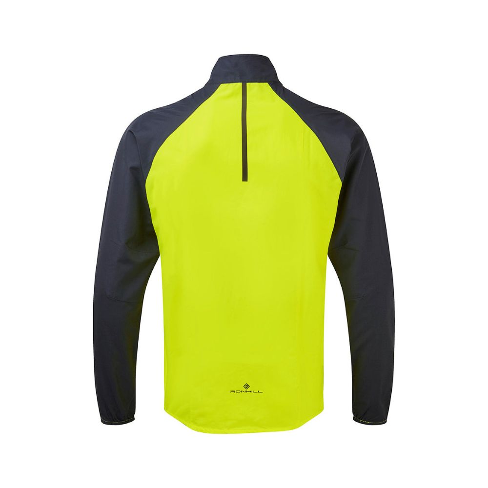 Ronhill Men Stride Windspeed Jacket Fluo Yellow/Charcoal