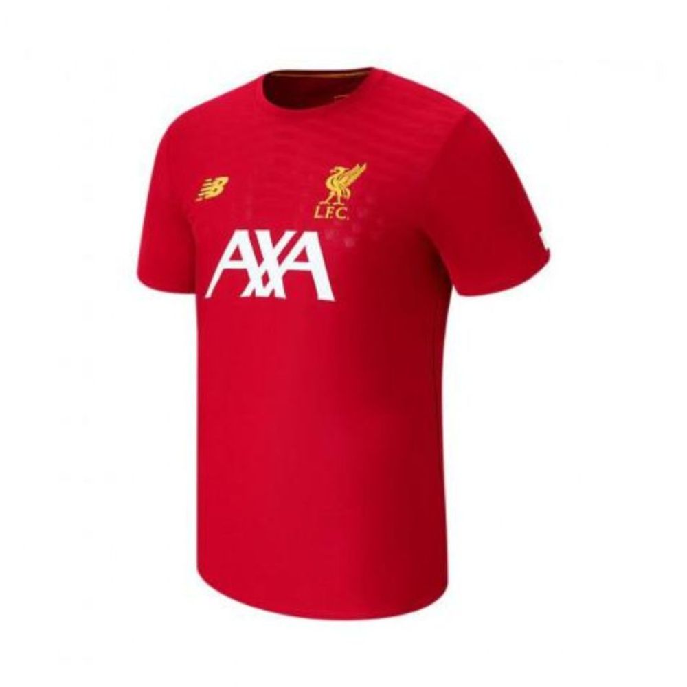 New Balance Mens Liverpool Fc Pre Game Jersey - Red Pepper
