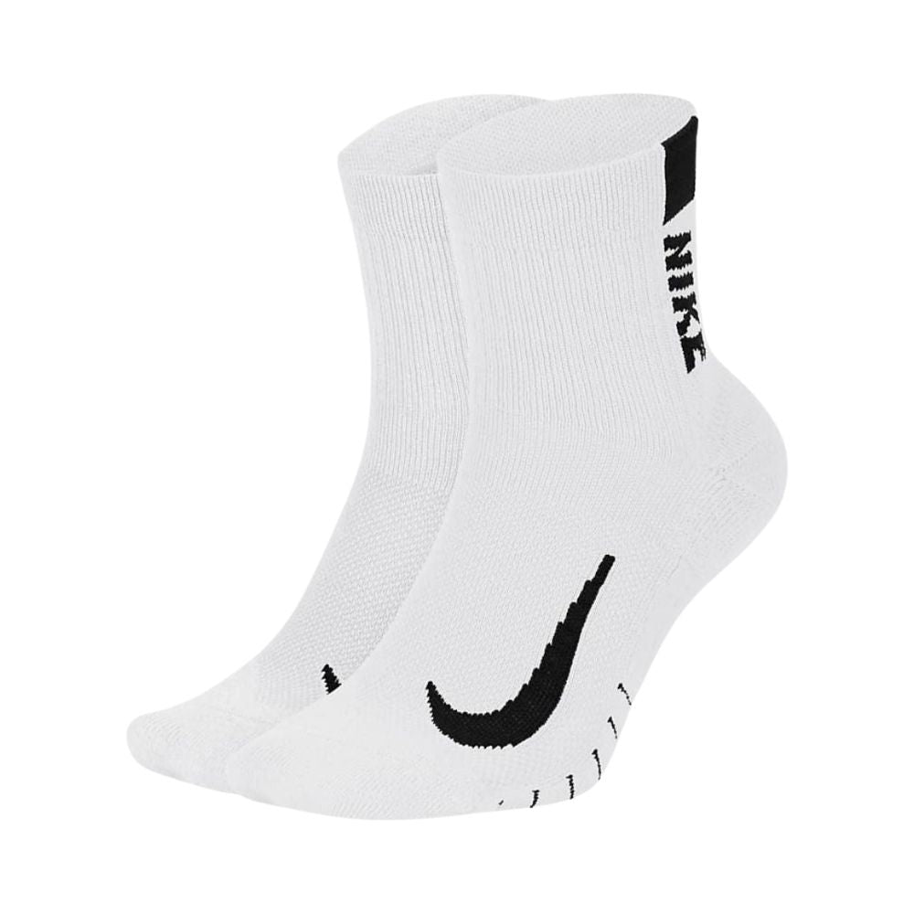Nike Unisex's Multiplier Running Ankle Socks (2 Pair)